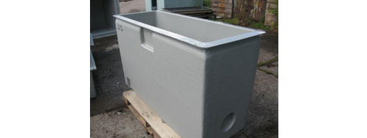 750 Litre - 165 gall 1.5x.5x1m Open Topped Water Tank