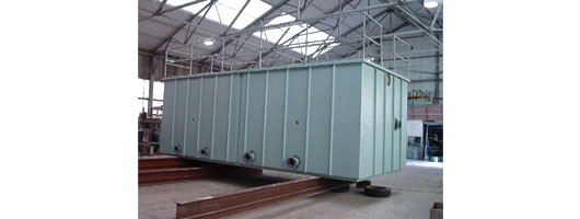 One of our many tank projects in our factory in Shropshire