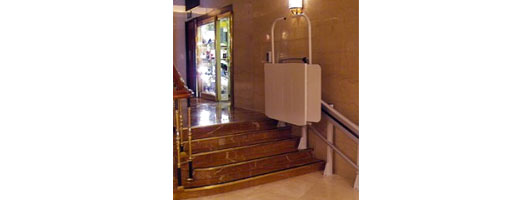 Internal / External Straight Run Platform Lifts for Stairs