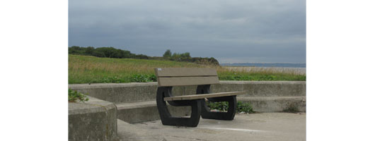 Grain Coastal Park Kent Outdoor bench