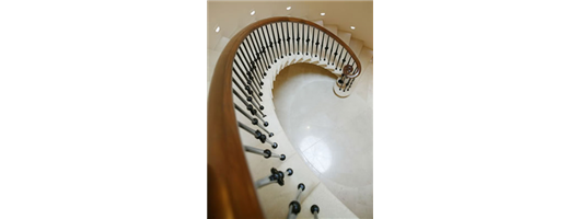 Continuous Helical Staircase Balustrade