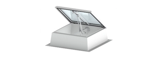 Smoke Lift Glass Skylight F100