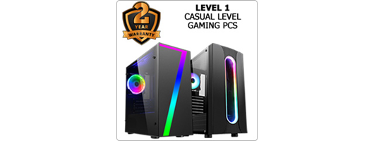 Level 1 Casual Level Gaming PCs