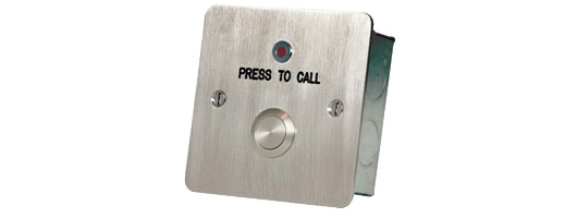 Stainless Steel Call Button from Hoyles Electronic Developments Ltd