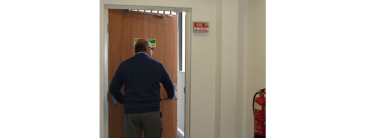 Exitguard Door Alarm in use from Hoyles Electronic Developments Ltd