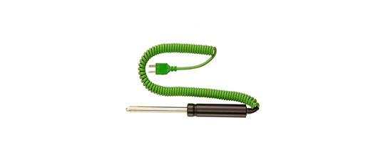 Thermocouple with Ceramic Tip and Colied Element Type K IEC