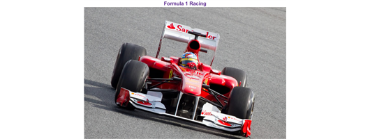 Past Projects - Formula 1 Racing