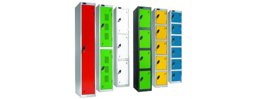 Lockers from 1 to 6 tiers