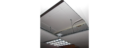 Hidden Asbestos Insulating Board Ceiling Tiles