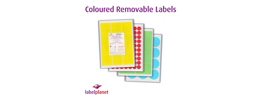Removable Coloured Labels