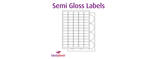 Semi Gloss Labels