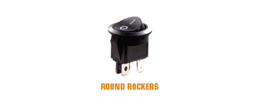 Round Rocker Switches