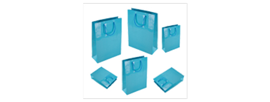 Sky Blue Glodd Paper Carrier Bags