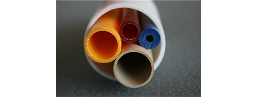 Plastic tubes can be made to order in various colours and sizes