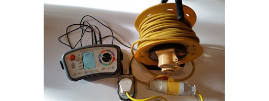 Building contractors 110v extension reel insulation resistance testing, MRB Electrical & PAT Testing