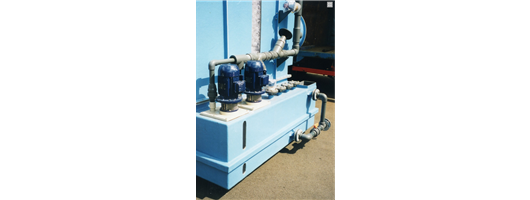 Recirculation System and Controls on Horizontal Flow Packed Scrubber