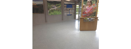 More decorative flooring for the commercial sector