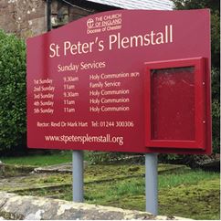Church Notice Boards & Signs