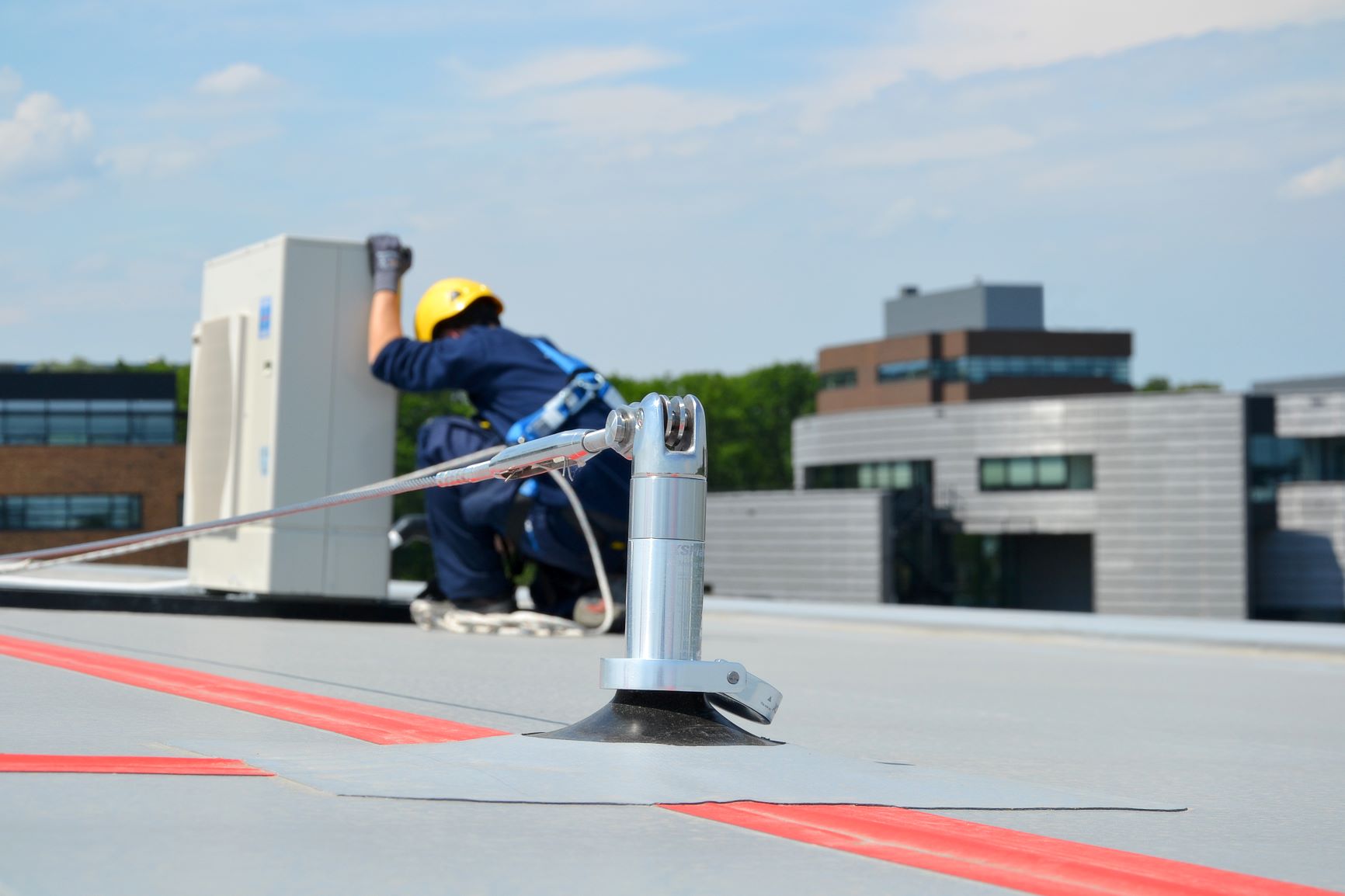 Flat Roof Membrane Anchor Systems