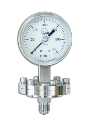 Chemical Seal Gauge With Bolted Seal