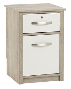 Albany Bedside Unit with Drawer & Lock 