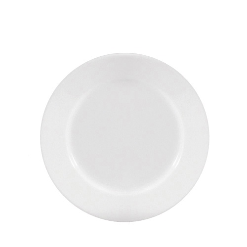 Porcelain Winged Plate 8.25" White