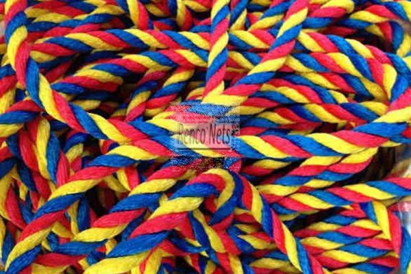 16mm Rope, Soft Multifilament Polypropylene - Multicolour