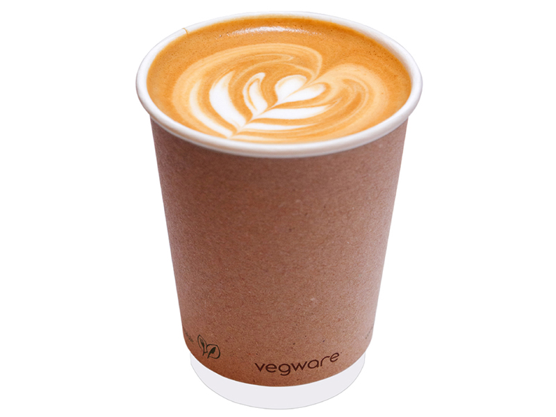 Compostable double wall hot cups
