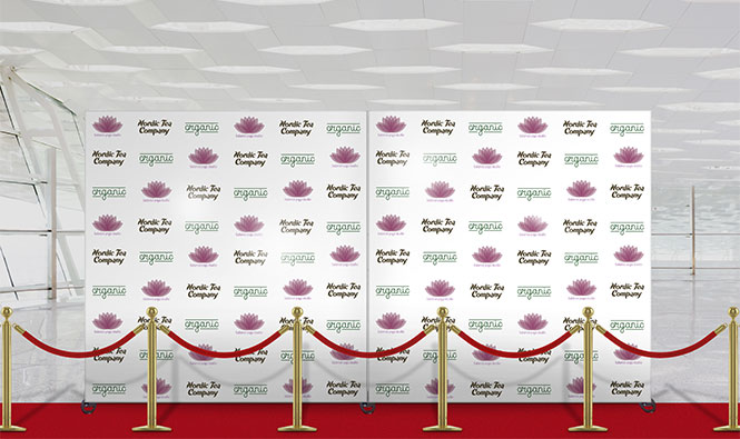Fabric backwalls - Step & Repeat wall for Sponsoring and PR events