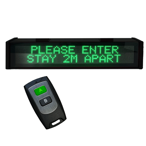 COVID-19 LED Message Display