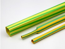 Thin Wall Heat Shrink Tube Green / Yellow 2:1