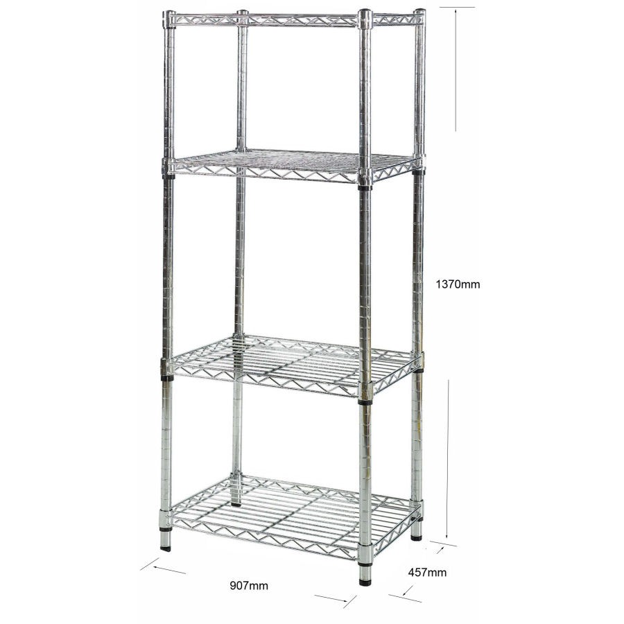 1370 x 907 x 457mm Wire Shelving
