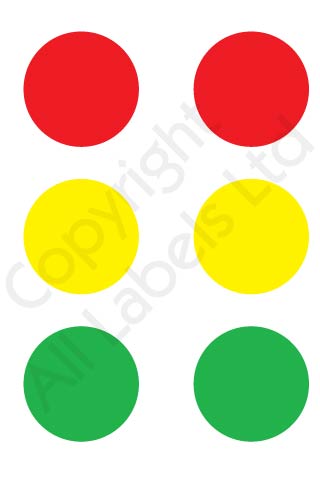 Coloured Dots – Filing Labels