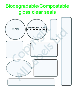 Clear Seals - Biodegradable