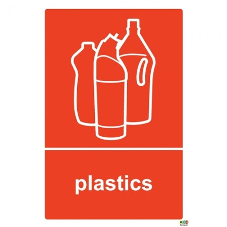Plastic Recycling Sign/Sticker