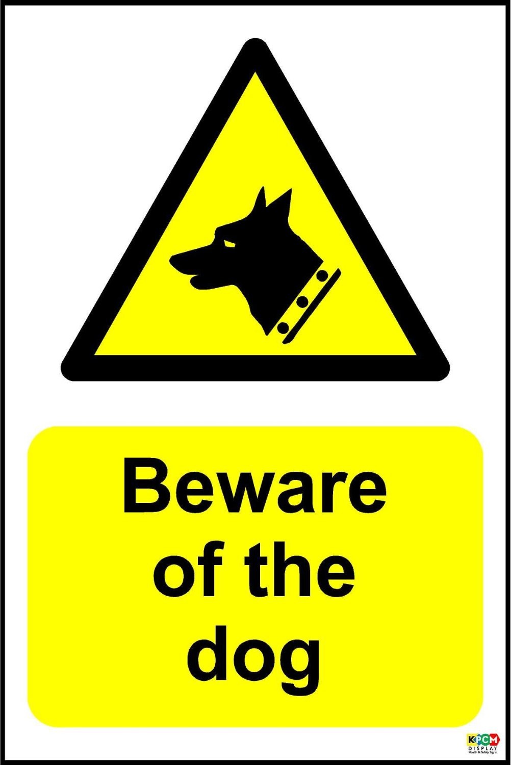 Beware of the Dog warning sticker