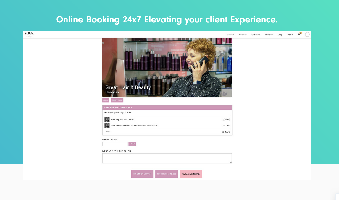 Online Booking Systems for Salons