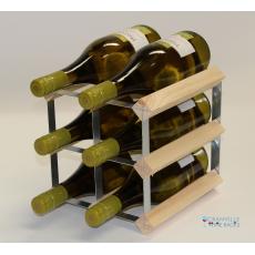 Classic 6 Bottle Wine Rack Ready Assembled