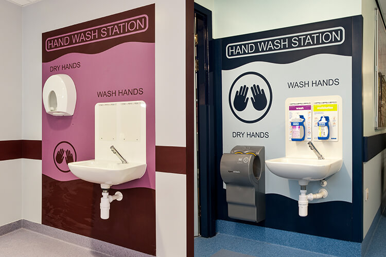 Hand Wash Station Signage