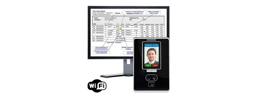 GeoFace 200 Wifi Ultimate’ Face recognition biometric clocking in machine