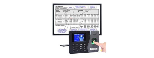 GeoTime 100 ‘Pro’ Fingerprint biometric clocking in machine