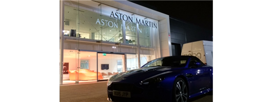 STA 22 - Heavy Duty Sliding Door - Aston Martin Showroom, Newcastle