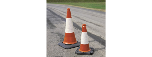 Two Piece Traffic Cones