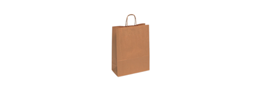Brown Coloured Kraft Paper Gift Bags