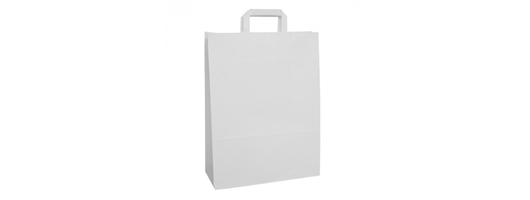 White Coloured Kraft Paper Gift Bags