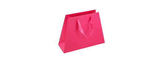 Pyramid Gift Bags Matt Laminated with Ribbon Handles