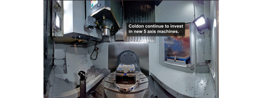 Coldon Continue to Invest in New 5 Axis Machines