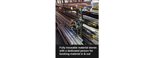 Fully Traceable Material Stores