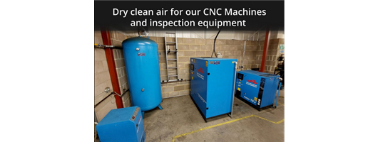 Dry Clean Air for Our CNC Machines
