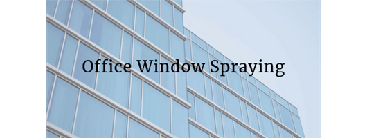  Office Window Spraying